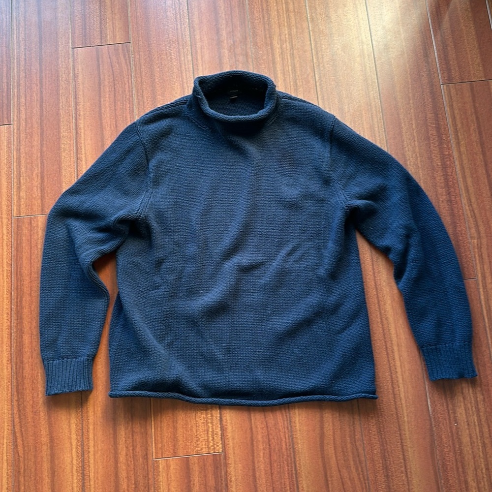 Blue Cotton Sweater